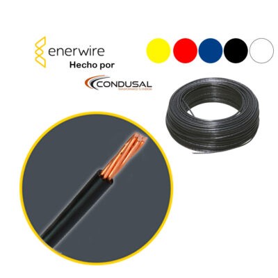 CABLE THHN CCA 10 ROJO 100 METROS