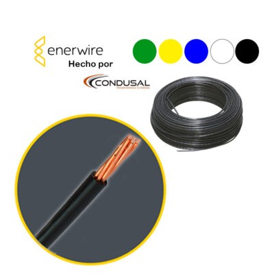 CABLE THHN CCA 12 AMARILLO 100 METROS