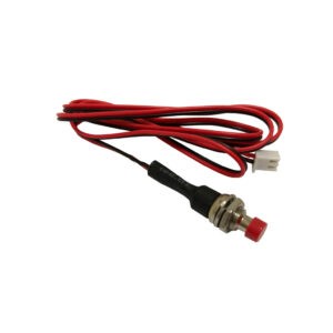 INTERRUPTOR DE ALARMA CABLE 25 PLG ROJO CRAZY