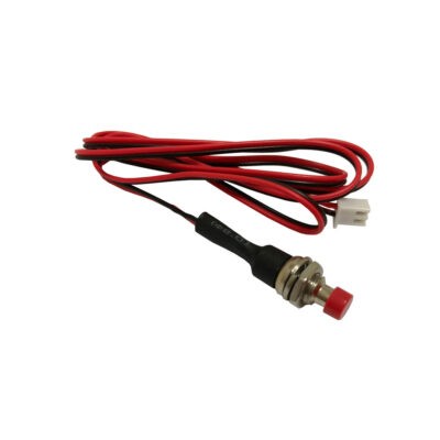 INTERRUPTOR DE ALARMA CABLE 25 PLG ROJO CRAZY