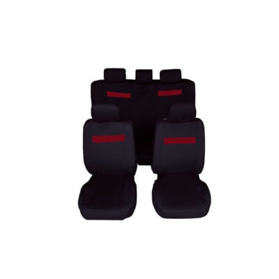 FUNDAS P/ASIENTO 9 PC ROJO CR-184R CRAZY