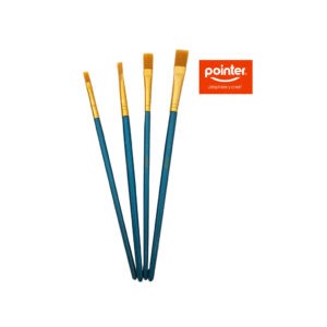 PINCELES ARTISTICOS POINTER 4 PCS DCC-202 MADERA