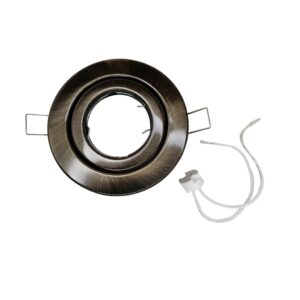 LAMPARA OJO DE BUEY BRONCE 10CM GX 5.3 ROCKWELL