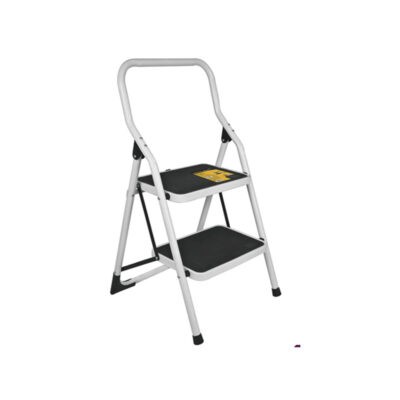 ESCALERA TUBULAR 2 PELDA?OS PRETUL 91 KILOS