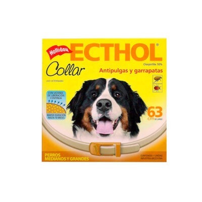 COLLAR ANTIPULGAS P/PERRO GRANDE 63CM
