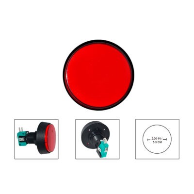 SWITCH REDONDO ROJO ES-06RD 5.3CM  2 PIN JPN