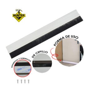 GUARDAPOLVO CEPILLO ALUMINIO WH 36 PLG LF-1497