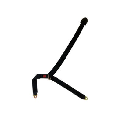 CINTURON DE SEGURIDAD 3 PUNTOS NEGRO F-2
