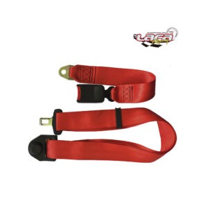 CINTURON DE SEGURIDAD 3 PUNTOS ROJO F-2R
