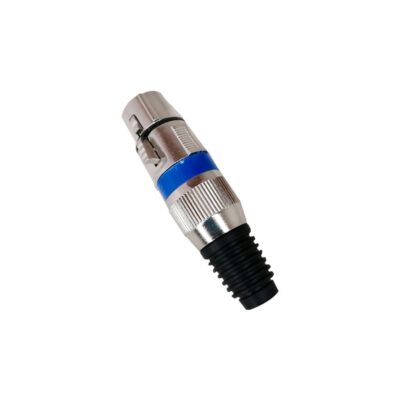 CONECTOR PARA AUDIO AZUL, NEGRO Y ROJO"