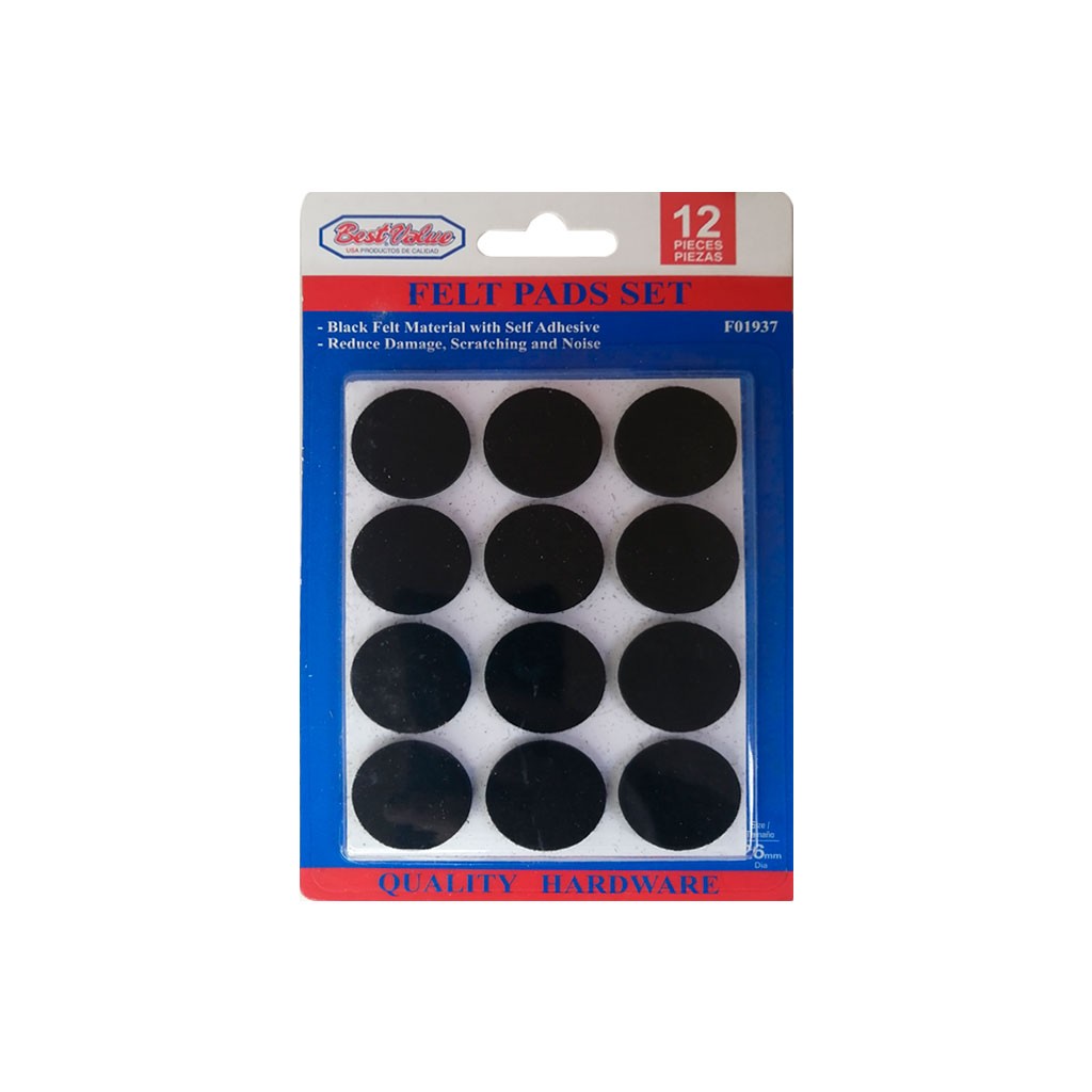 PROTECTOR DE FELPA 26X3MM 12 PCS