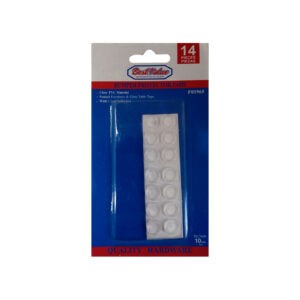 PROTECTOR DE PVC 14 PCS 10X4MM P/MUEBLES Y VIDRIO