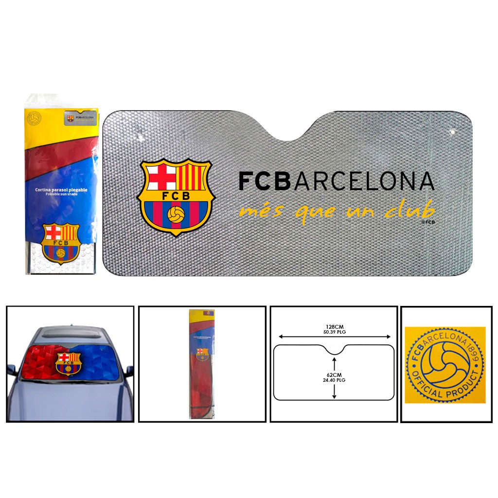TAPASOL DE ALUMINIO BARCELONA 135X69.85CM FCB-SS16
