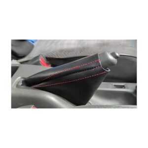 BOTA P/ PALANCA DE FRENO DE MANO NEGRO C/ROJO