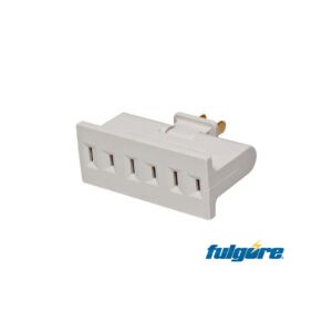 tomacorriente triple con bisagra fulgore guatemala