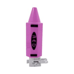 LAMPARITA NOCHE CRAYON CERA ROSADO