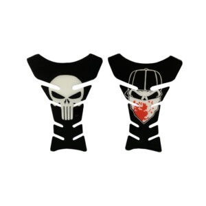 STICKER GEL P/TANQUE DE MOTO CALAVERAS VARIAS