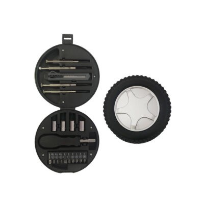 DESARMADORES C/ CUCHILLA Y COPAS LLANTA 20PCS