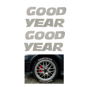LETRAS DE HULE P/LLANTA GOODYEAR