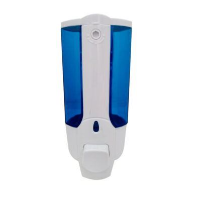 DISPENSADOR DE JABON P/BA?O BLUE/WHITE 350 ML H-21A