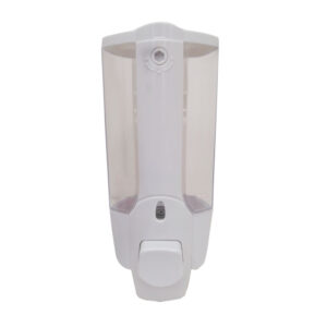 DISPENSADOR DE JABON P/BA?O CLEAR/WHITE 350 ML H-21W