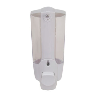 DISPENSADOR DE JABON P/BA?O CLEAR/WHITE 350 ML H-21W