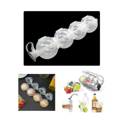 MOLDE PLASTICO P/ BOLA DE HIELO 5.5CMX4
