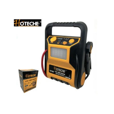 JUMPER ARRANCADOR Y COMPRESOR C/ LINTERNA Y USB 12V 100PSI