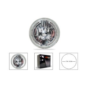 LAMPARA P/CARRO HALOGENA REDONDA C/LED