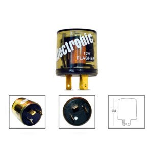 FLASHER 3 PIN PLASTICO 12V JPN HD13