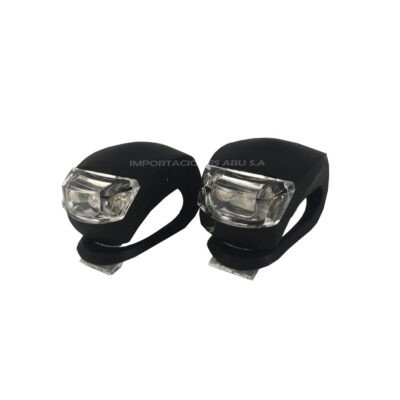 LUZ P/BICICLETA 2 LED 2 PCS HJ008-2 LUZ BLANCA