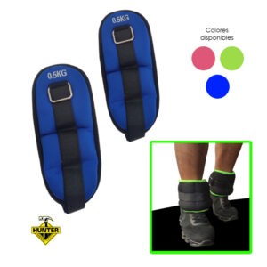 PESA PARA MU?ECA O TOBILLO 0.5KG VARIOS COLORES  HO-1347