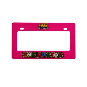 MARCO PARA PLACA IP MOTO DOCTOR FUSCIA