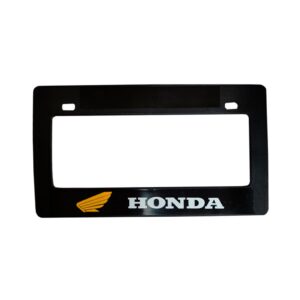 MARCO PARA PLACA MOTO HONDA  ALAS WHITE