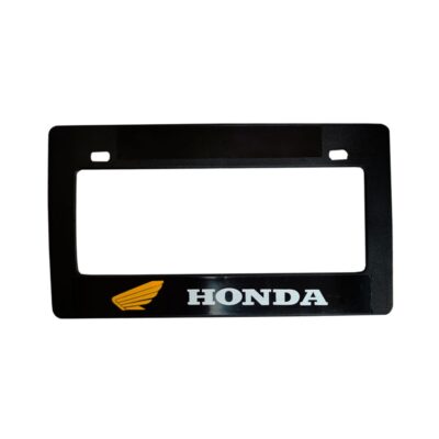 MARCO PARA PLACA MOTO HONDA  ALAS WHITE