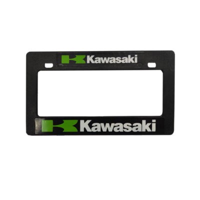 MARCO PARA PLACA MOTO KAWA CROMADO