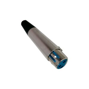 CONECTOR P/AUDIO XLR 3 PIN JACK JA125BA BAQUELITA