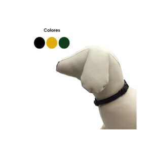 COLLAR P/MASCOTA  KD0589 VERDE/AMARILLO/NEGRO