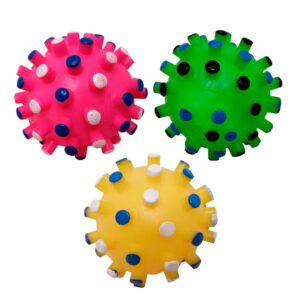 JUGUETE P/PERRO BOLA PICUDA 8.50 CM KD1786-M