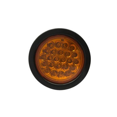 LAMPARA  REDONDA 4" 24LED ROJO LA-564-RED
