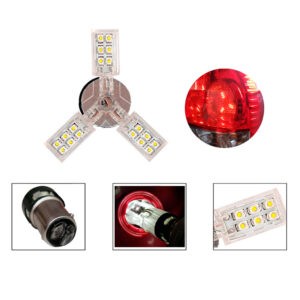 BOMBILLO LED 1157 FIJO 3 PANEL X 6 LED