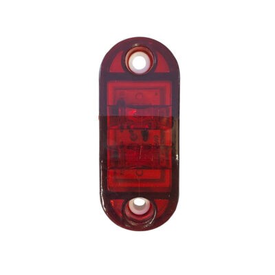LAMPARA LATERAL 2 LED ROJA LPL-24RD-12V 65X28MM