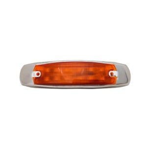 LAMPARA LATERAL 12 LED AMARILLA LPL-25AM-12V