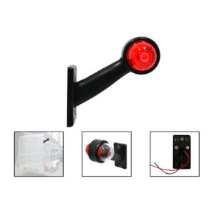 LAMPARA P/CAMION LED PILOTO 12V 19X9CM DOBLE  GTR500
