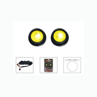 LUZ LED P/CARRO 2PC REDONDA  2.3CM GTR500