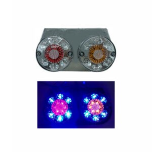 LAMPARA P/CAMION AMBAR/ROJO AZ LTL-08-12V CROM