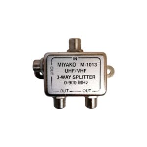 SPLITTER THREE WAY METAL 5-1000 MHZ