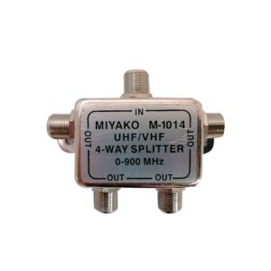 SPLITTER FOUR WAY METAL 5-1000 MHZ