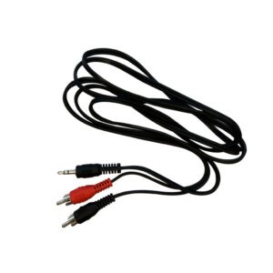 CABLE 3.5MM STEREO PLUG TO 2 RCA PLUG 6