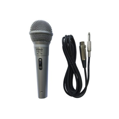 MICROFONO CON CABLE  SILVER PROMASTER MC100S